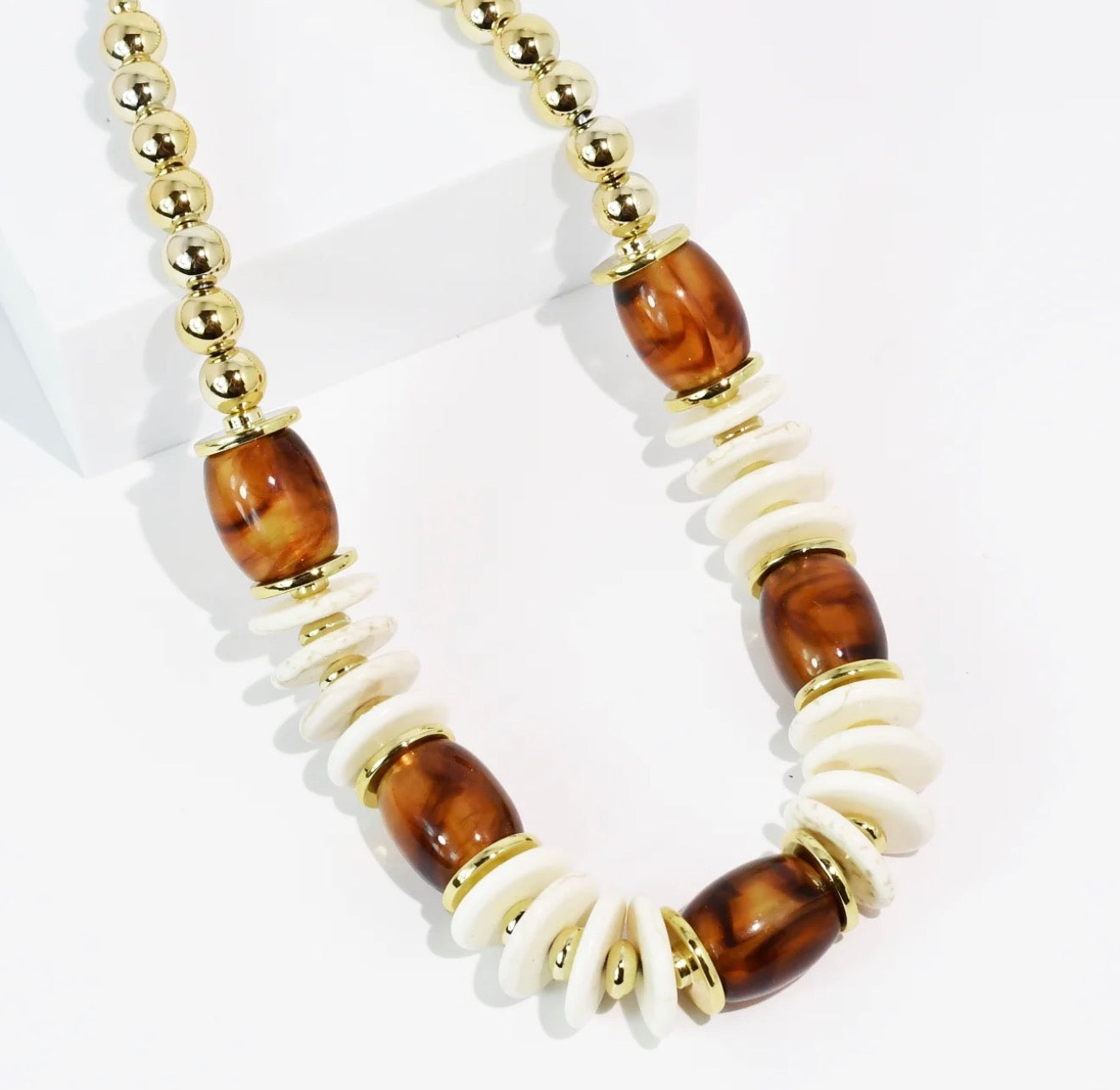 Honey Pearl Necklace