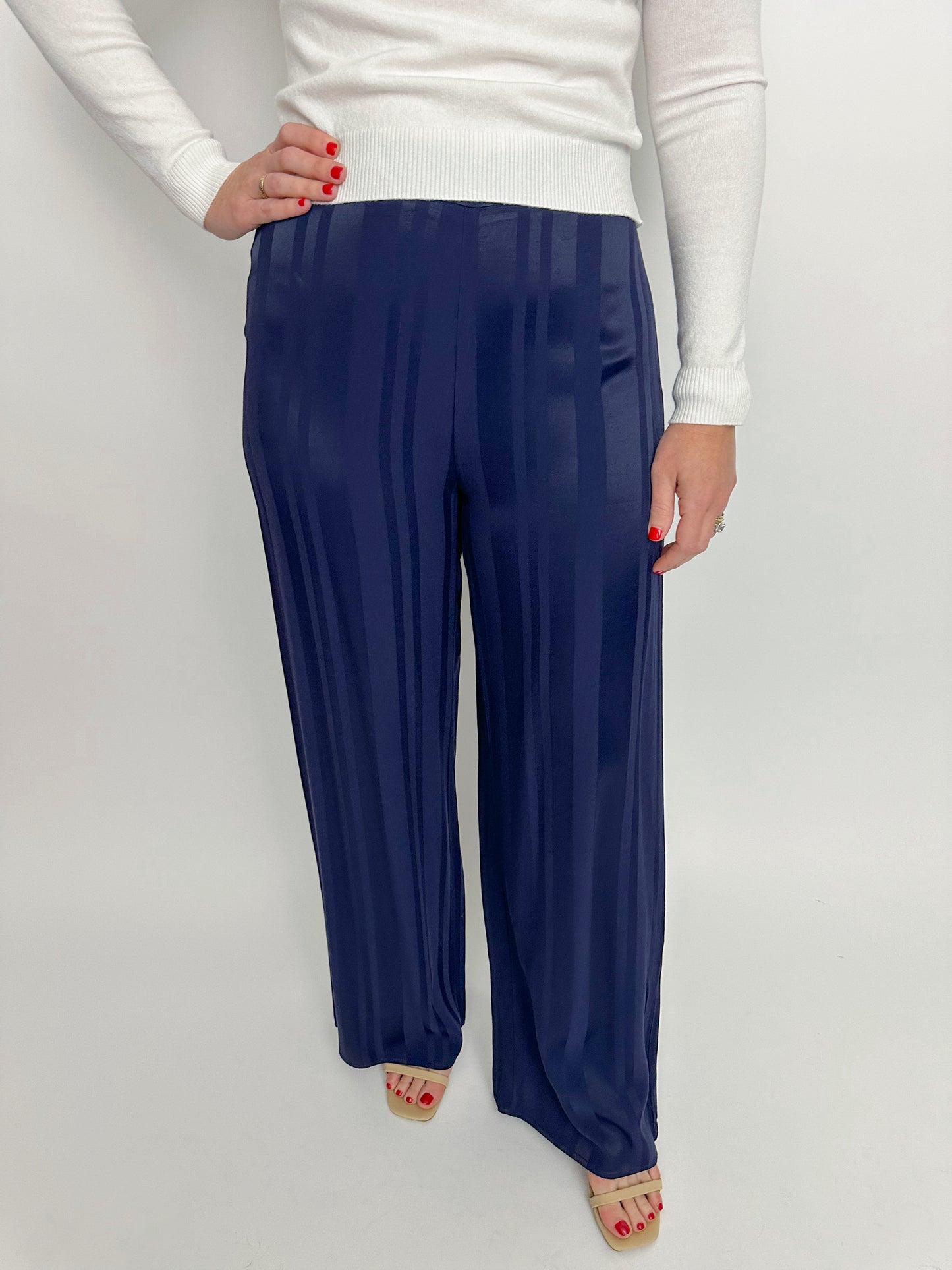 Rue Satin Stripe Pant