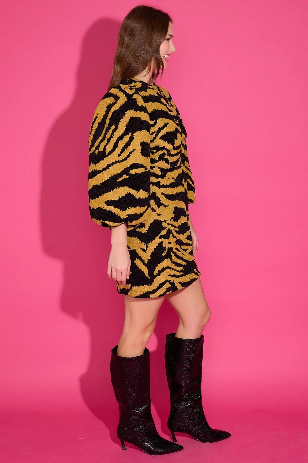 Athena Dress Noir Cat