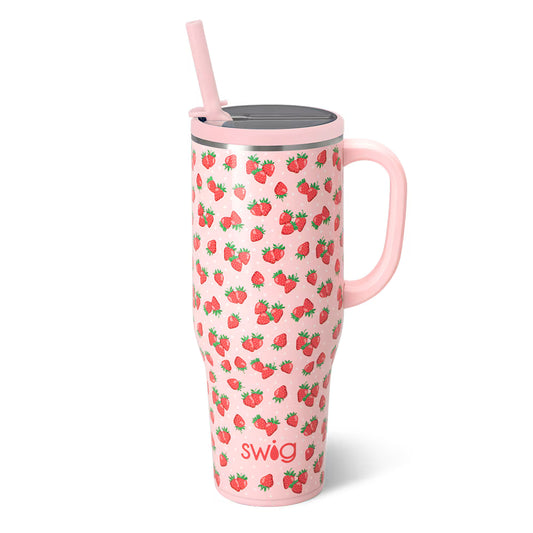 Swig Mega Mug 40oz-Strawberry Shortcake