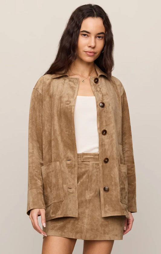 ZS Decker Suede Chore Coat