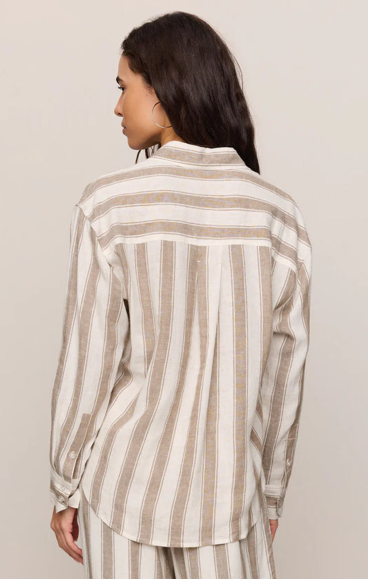 ZS The Perfect Striped Button Up