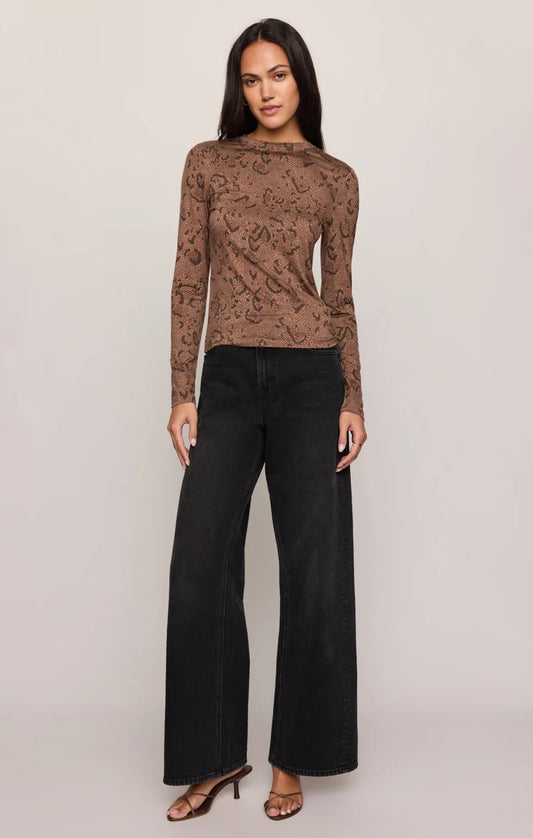Onyx Snake Top
