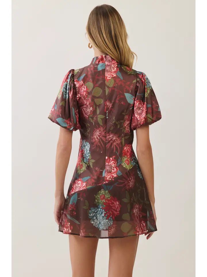 Chrysanthemum Mini Dress