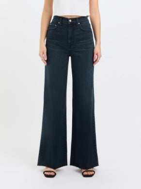 Far Out High Rise Wide Leg Midnight