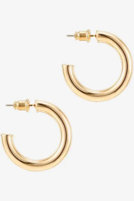 FB Cleo Chunky Gold Hoops
