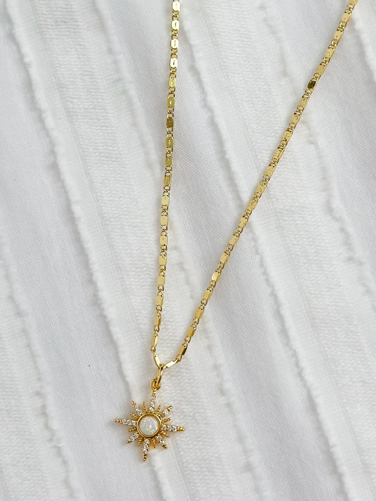 Gemelli Opal Star Necklace