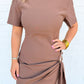 Espresso Sash Mini Dress