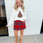 Yuletide Plaid Skort