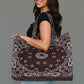 Brown Bandana Tote