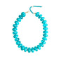 Bailey Chunky Beaded Necklace- Teal