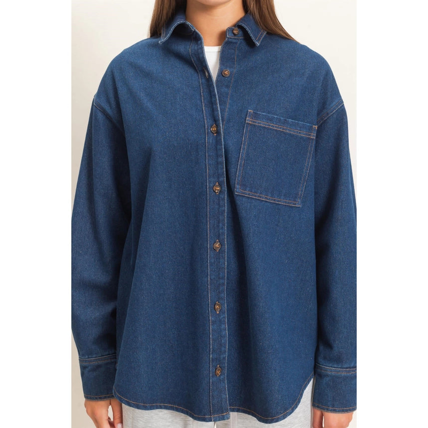 Denim Button Up Shirt