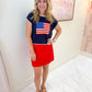 Flag Rolled Edge Sweater