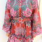 Fall Peony Mini Dress