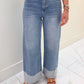 JBD Two Toned Hem Seamed Slim Wide