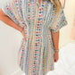 French Cottage Floral Shirt Dress