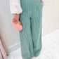 Checked Out Wide Leg Pant