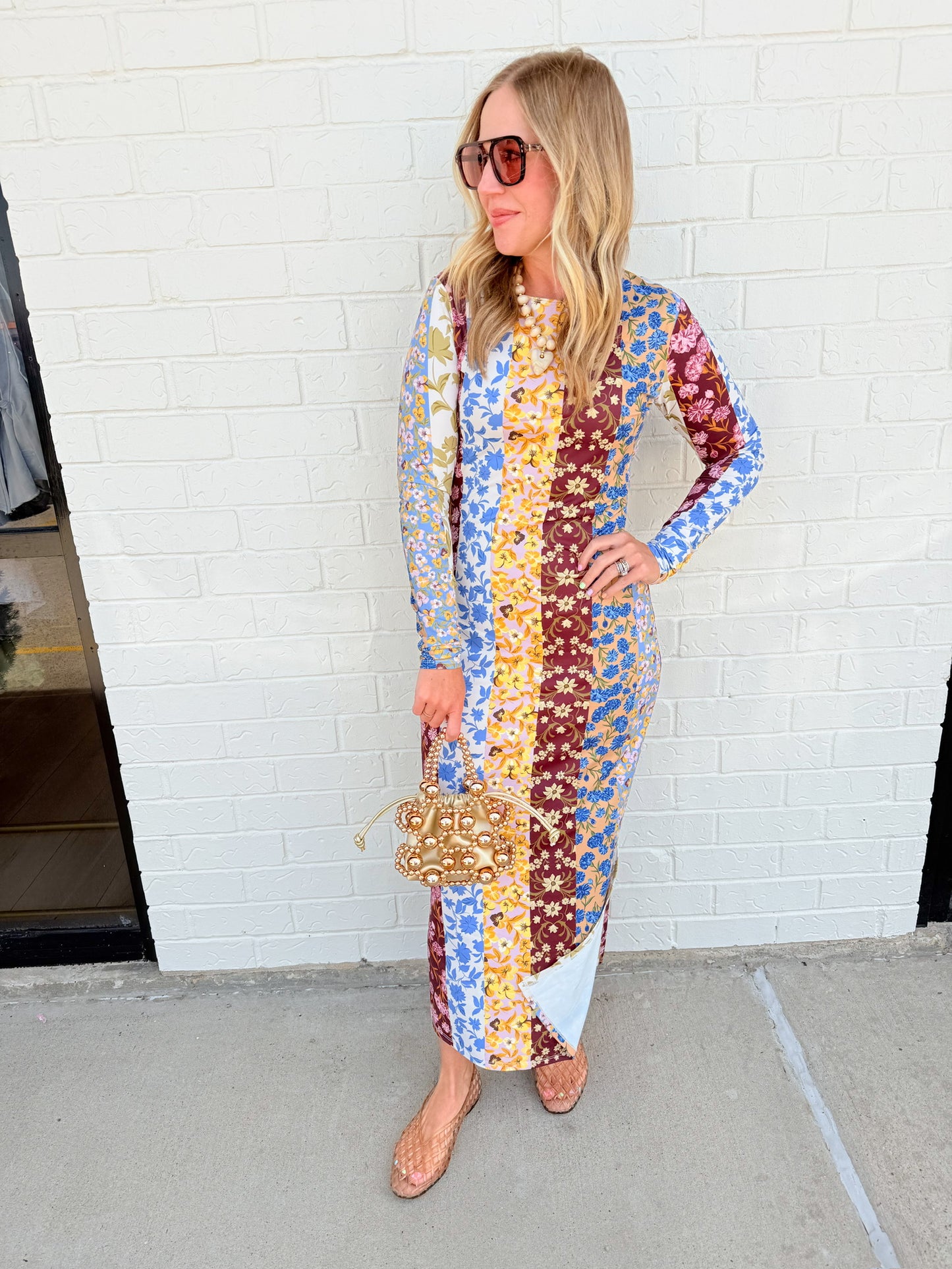 Dorit Dress Golden Bouquet