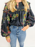 Wilder Floral Ruffle Blouse