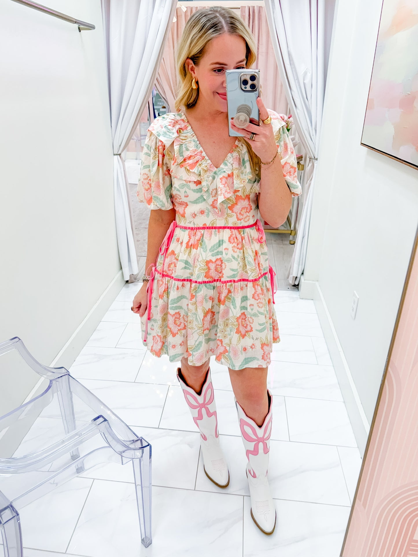 Francine Floral Mini Dress