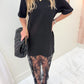 Lace Bottom T-shirt Dress