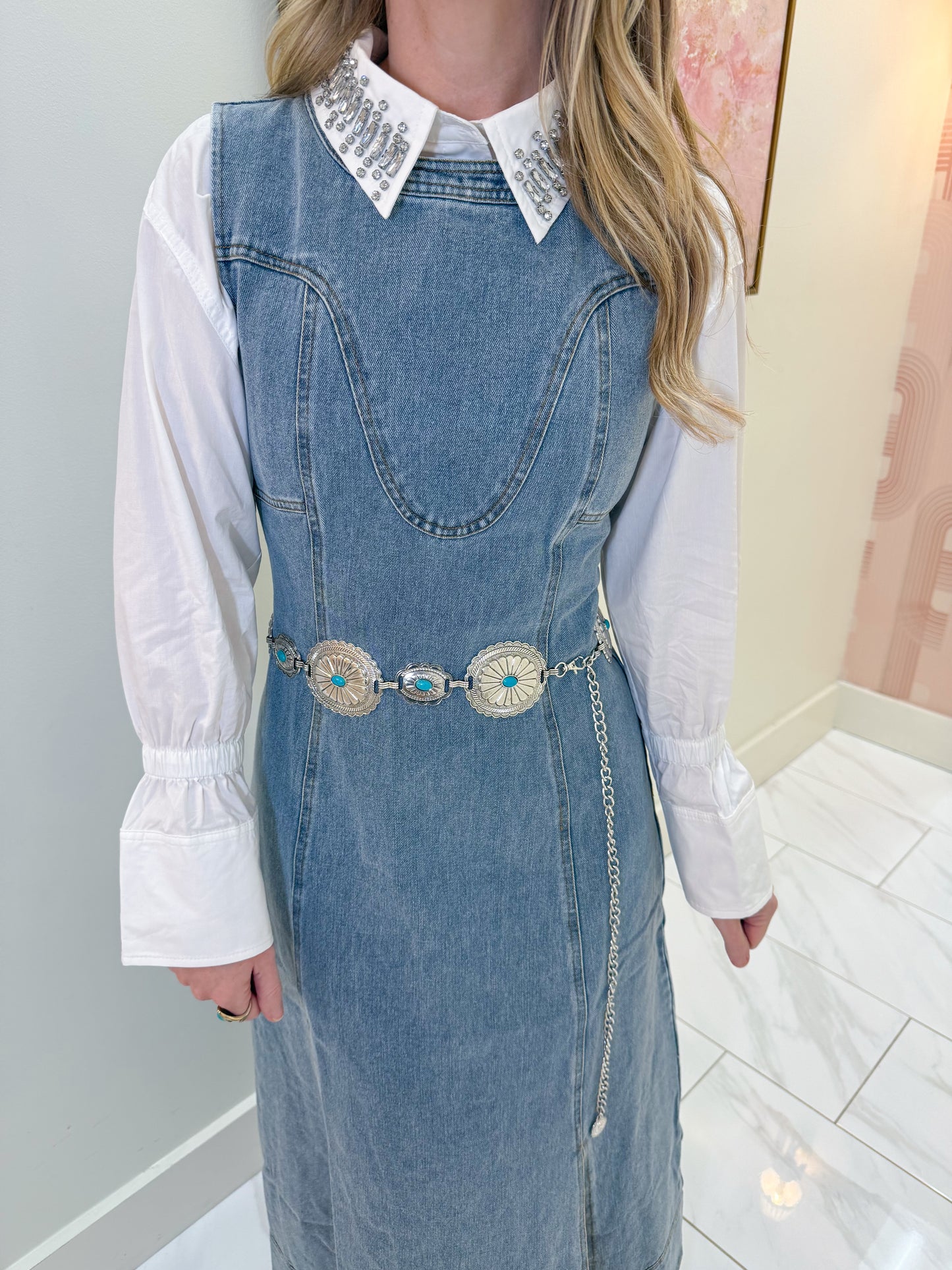 Outlaw Denim Maxi Dress