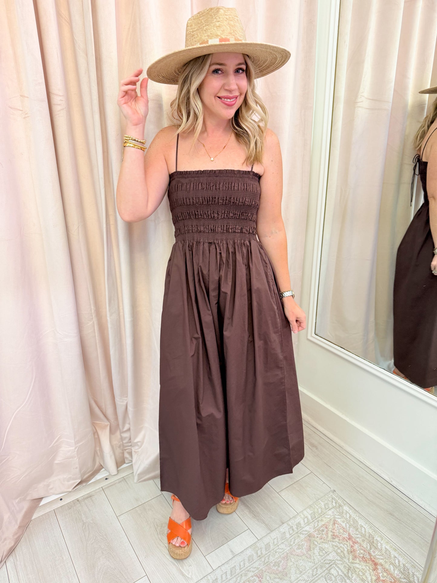 ZS Cornelia Poplin Midi Dress
