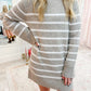 ZS Fin Stripe Sweater Dress