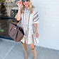 Driftwood Plaid Mini Shirt Dress