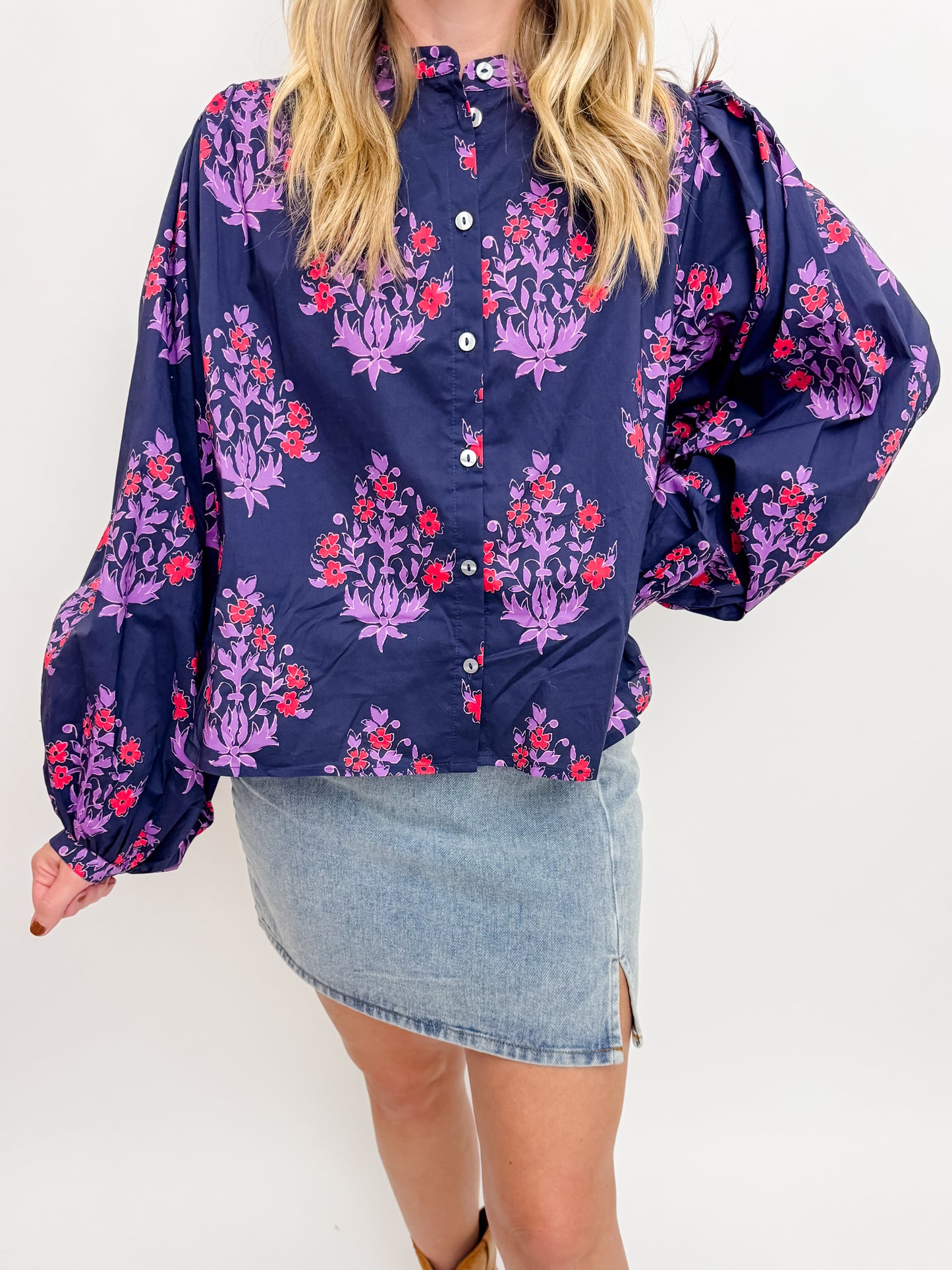 Botanica Button Up Blouse