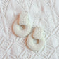 Raffia Circle Earring