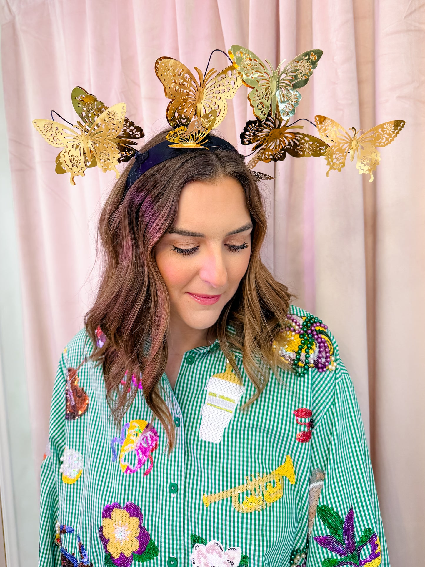 Butterfly Carnival Crown-Gold