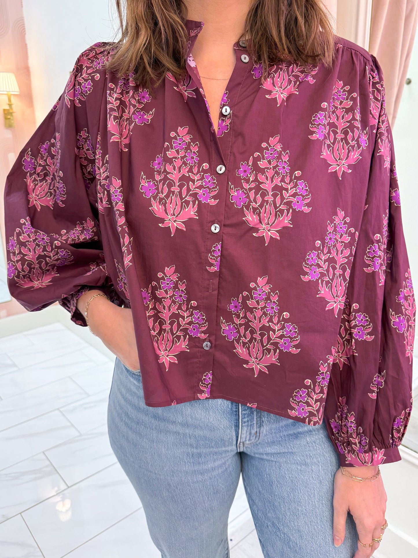 Botanica Button Up Blouse