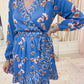 Jody Ruffled Wrap Mini Dress
