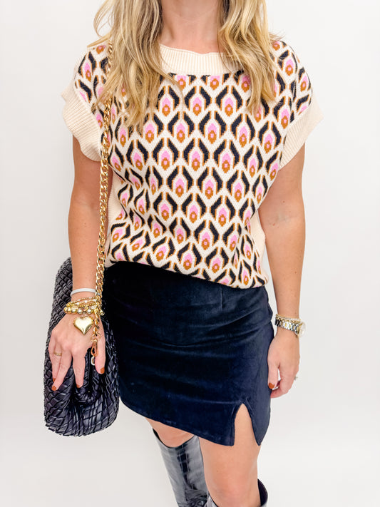 Nova Boat Neck Sweater Top