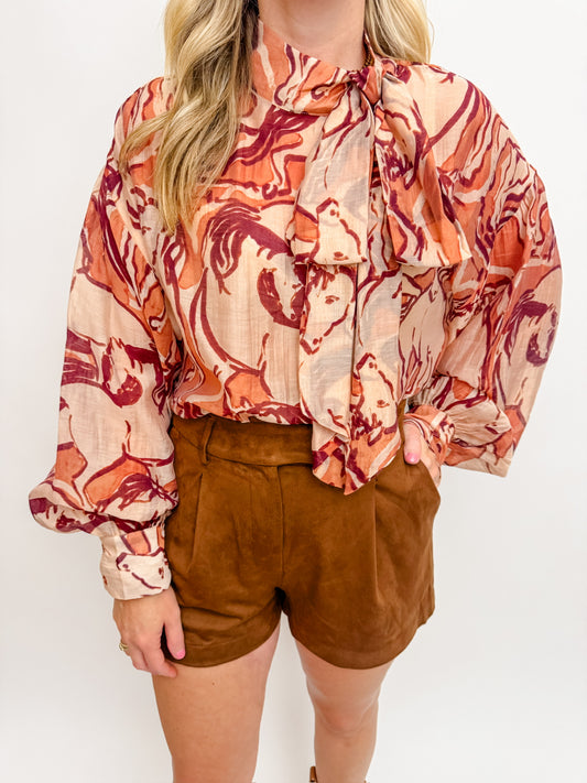 Sutton Tie Top