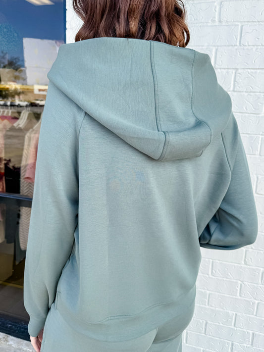 Scuba Luxe Quarter Zip Hoodie