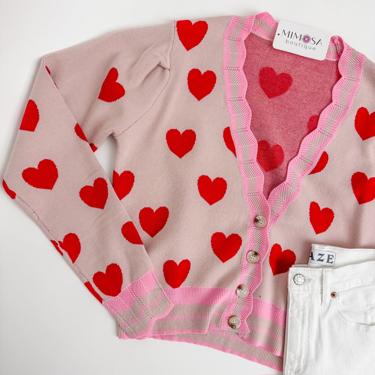 Make Me Blush Sweater Cardigan