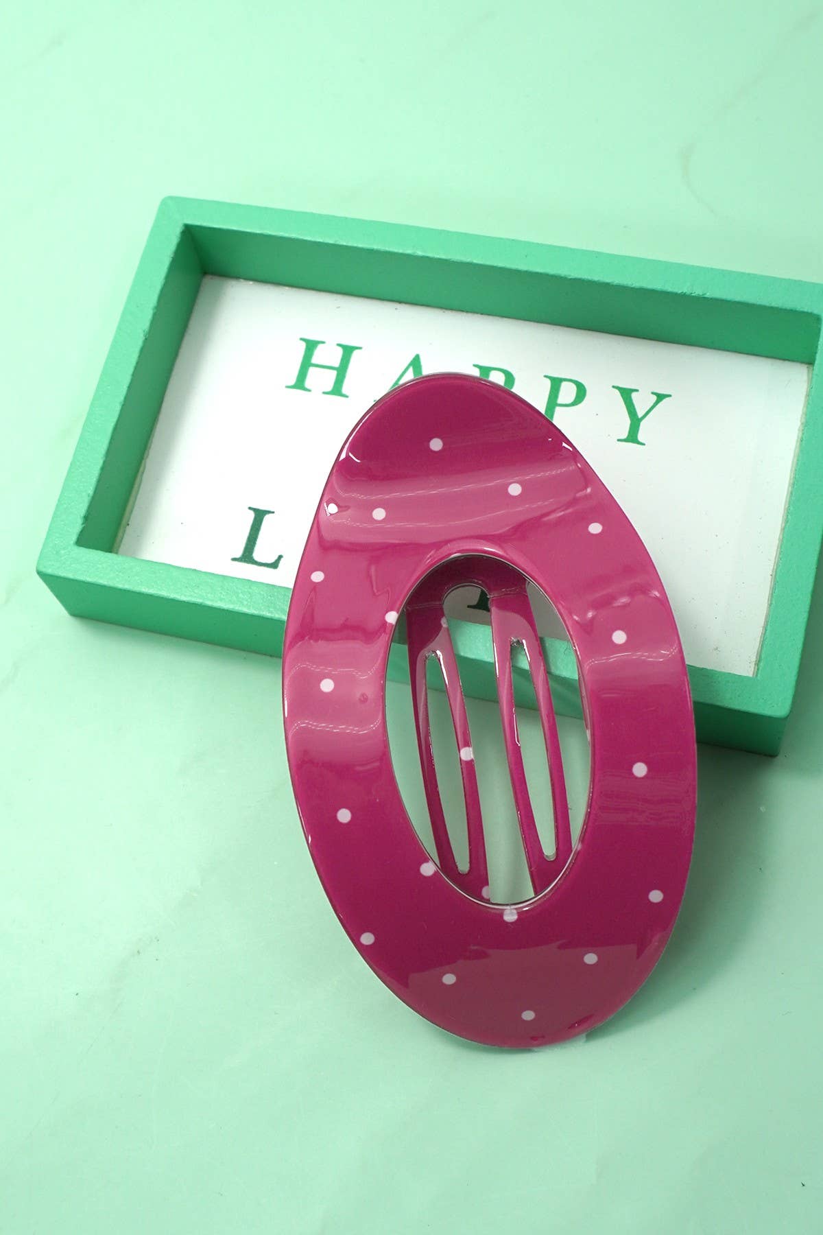 Jumbo Lay Flat Oval Hair Clip