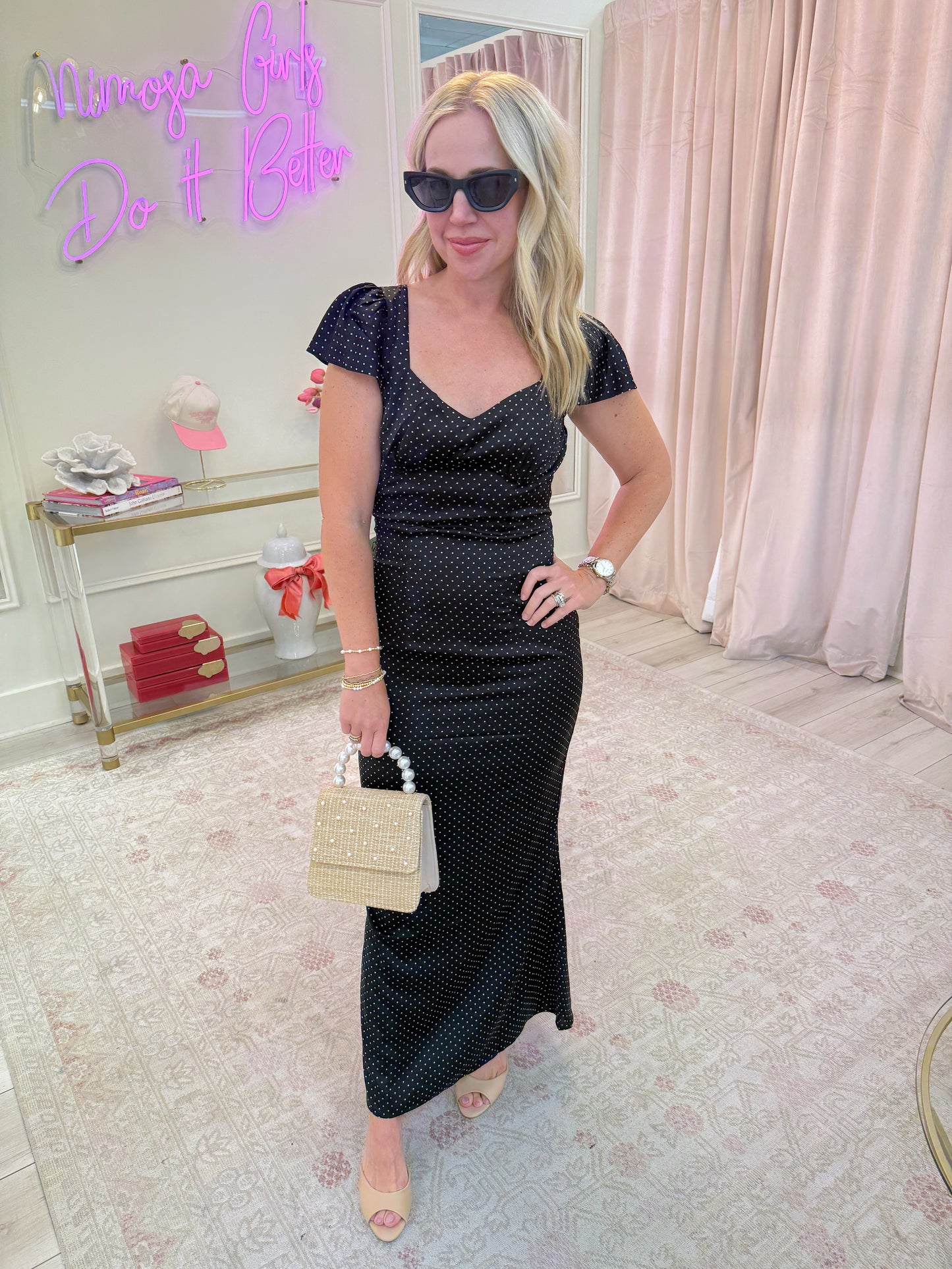 Dottie Open Back Maxi Dress