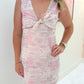 Girly Eyelet Patchwork Mini Dress