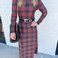 The Daisy Dress Yuletide Plaid