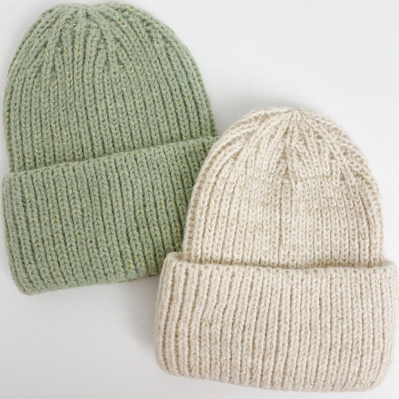 Ribbed Knit Beanie