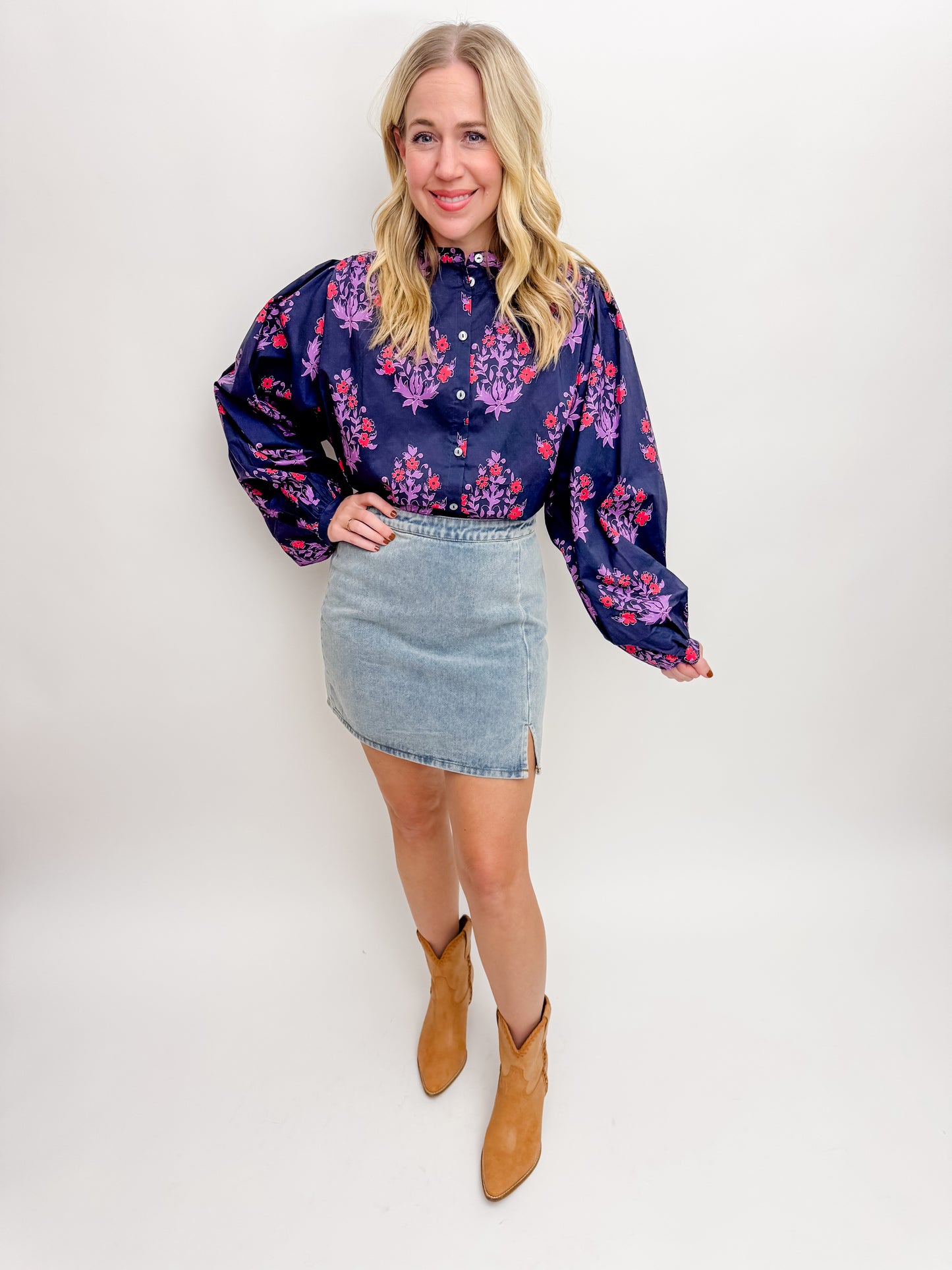 Botanica Button Up Blouse