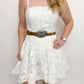 Giada Eyelet Mini Dress