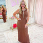 Amber Ribbed Maxi Dress