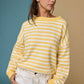 Blush Stripe Crewneck Sweater