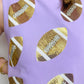 Scattered Sequin & Rhinestone Football Tank