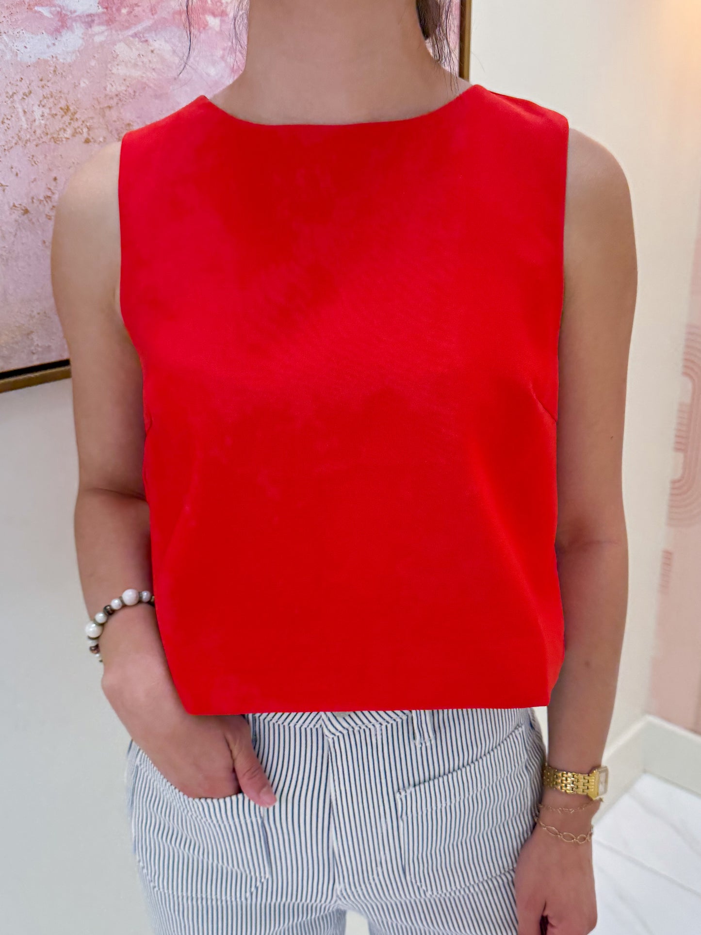 Love Note Bow Back Tank