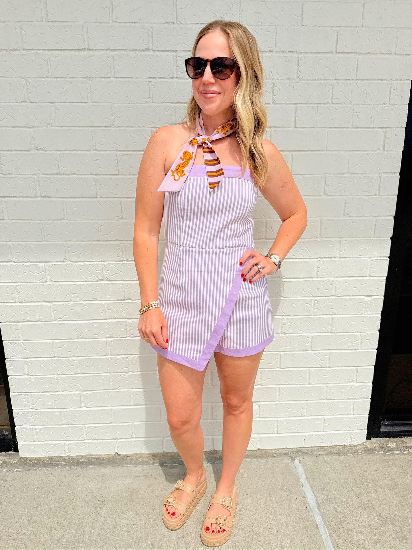 Amelia Strapless Romper